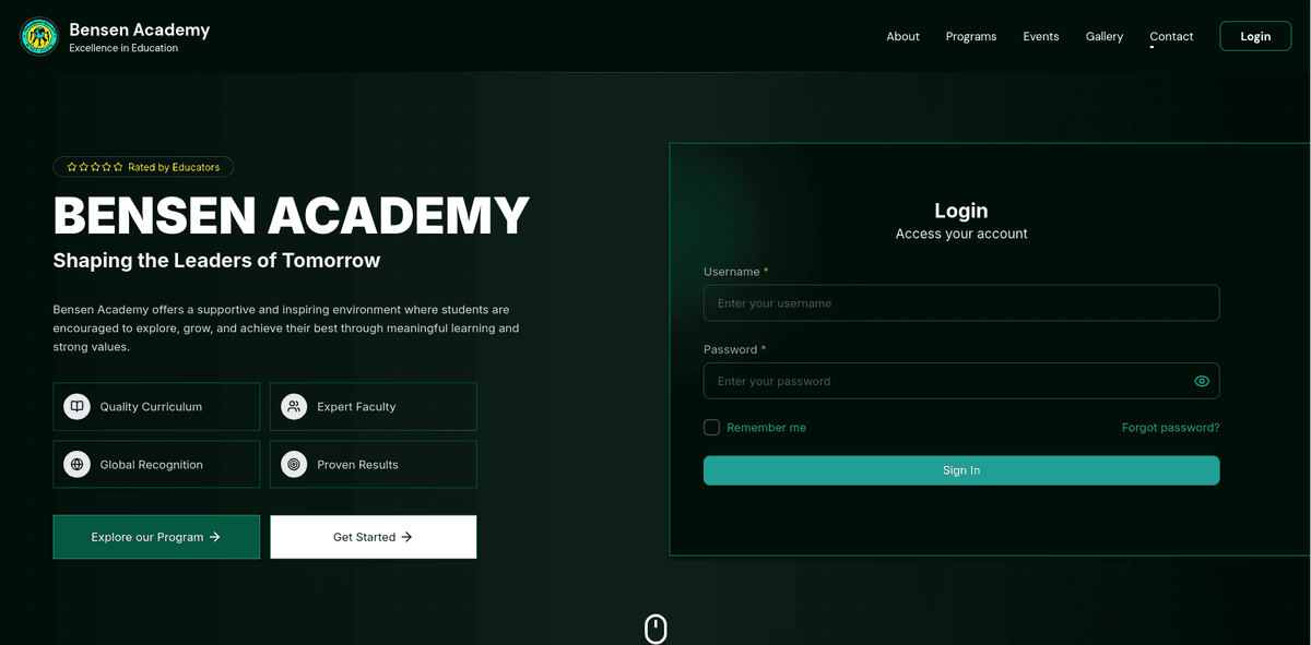 Bensen Academy